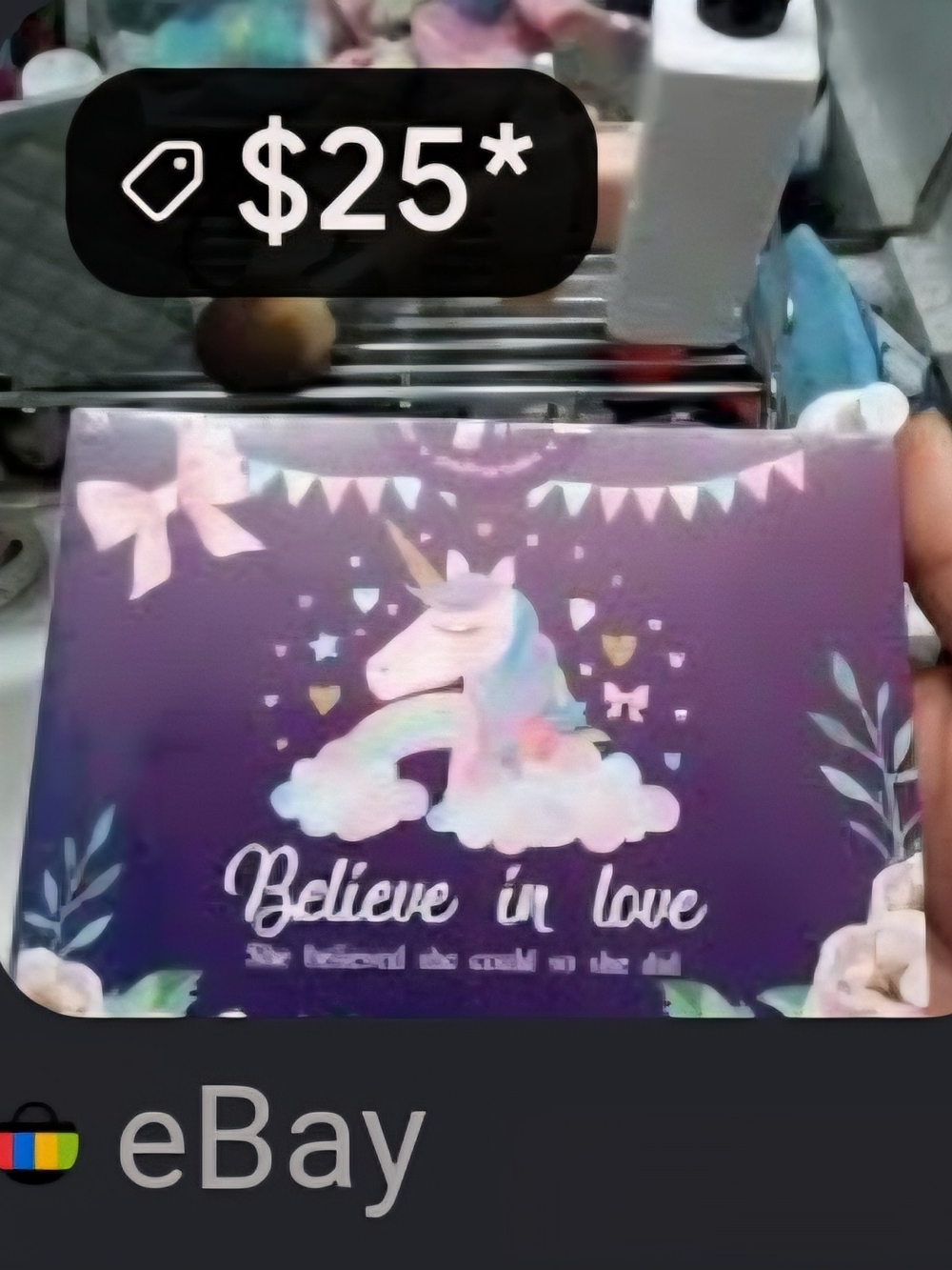 Believe in Love Unicorn Art Print - Pastel Purple